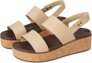 Crocs Women's Brooklyn Cork Low Wedge Sandal