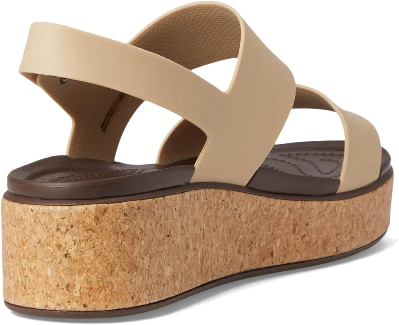 Crocs Women's Brooklyn Cork Low Wedge Sandal