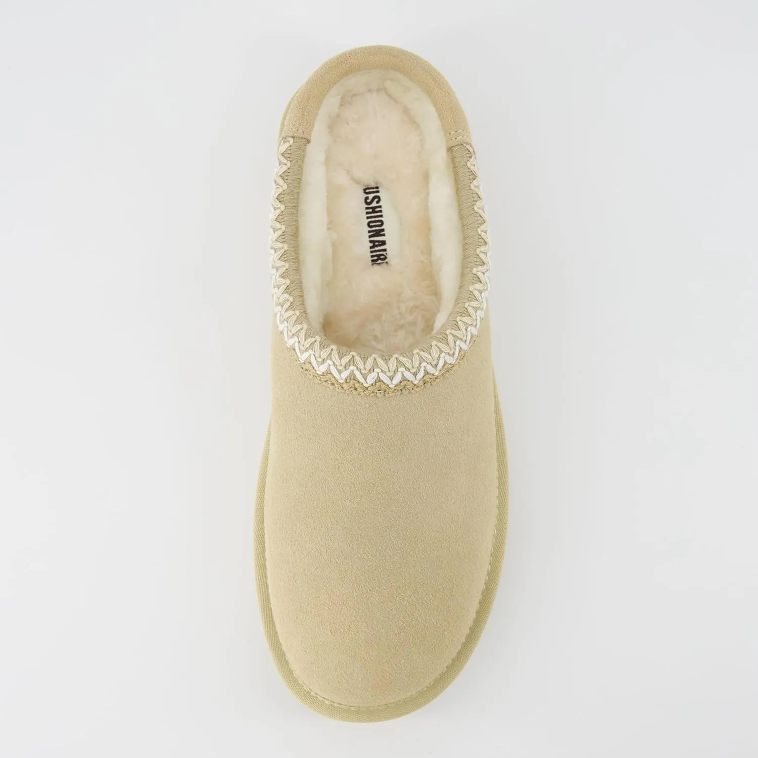 CUSHIONAIRE Keto Womens Slippers Slip-On Suede Mule Slipper - Cozy & Stylish, Memory Foam & Faux Fur Lining, Wide Widths Available