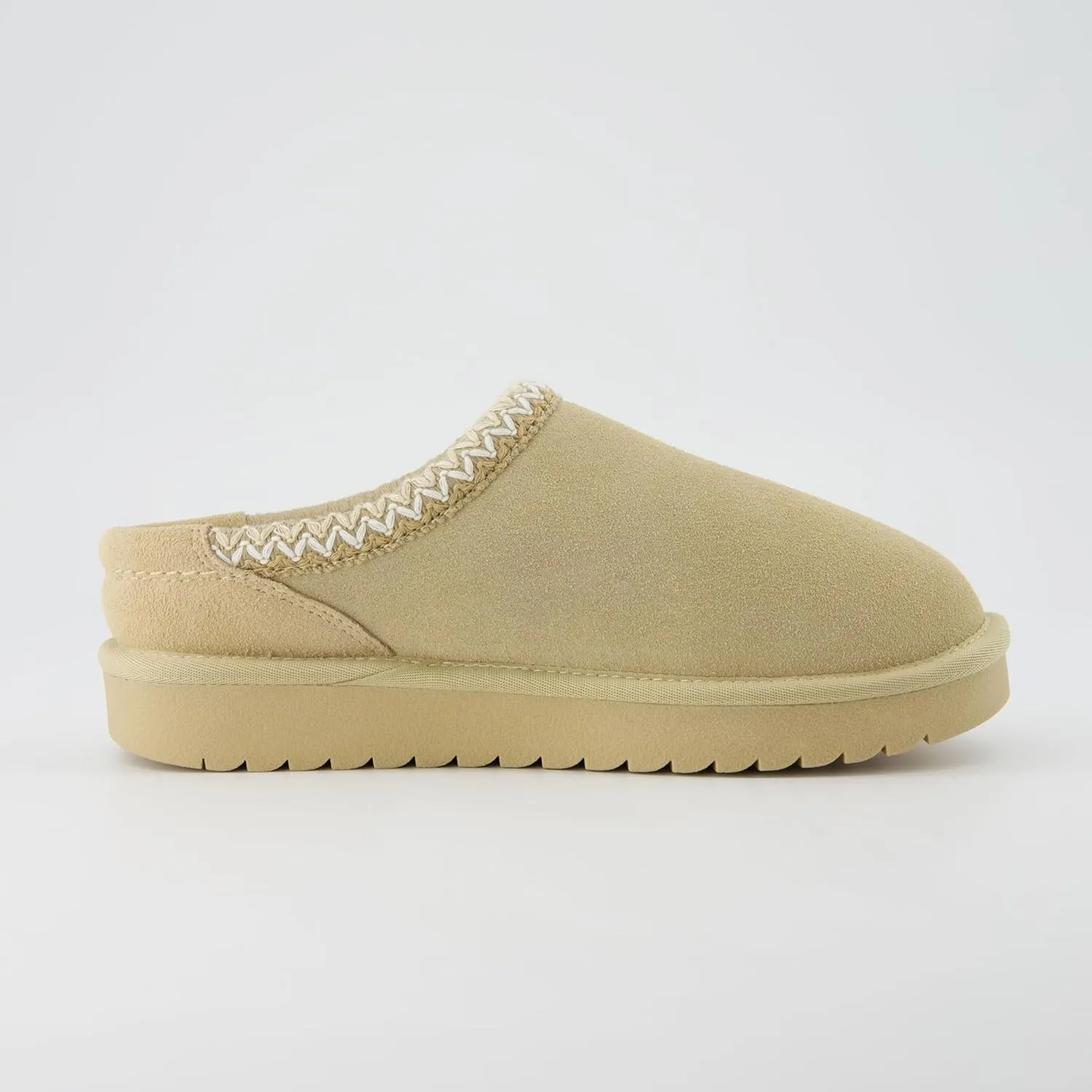 CUSHIONAIRE Keto Womens Slippers Slip-On Suede Mule Slipper - Cozy & Stylish, Memory Foam & Faux Fur Lining, Wide Widths Available