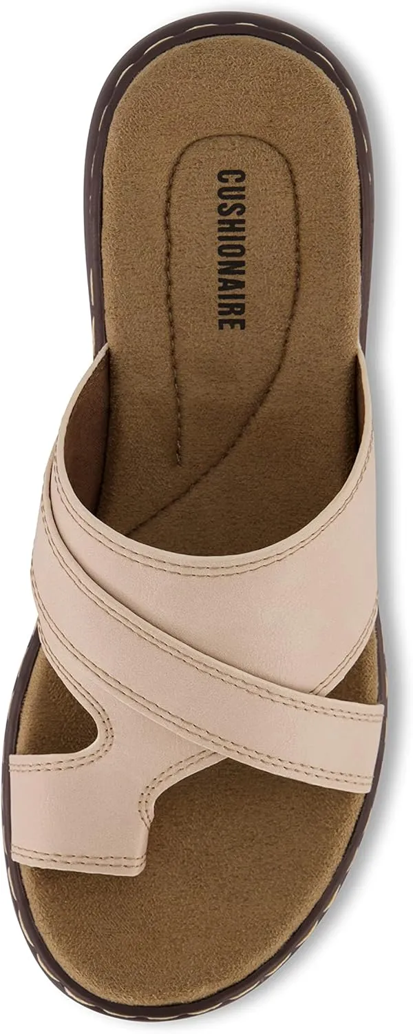 CUSHIONAIRE Women's Blare comfort sandal  Comfort Foam