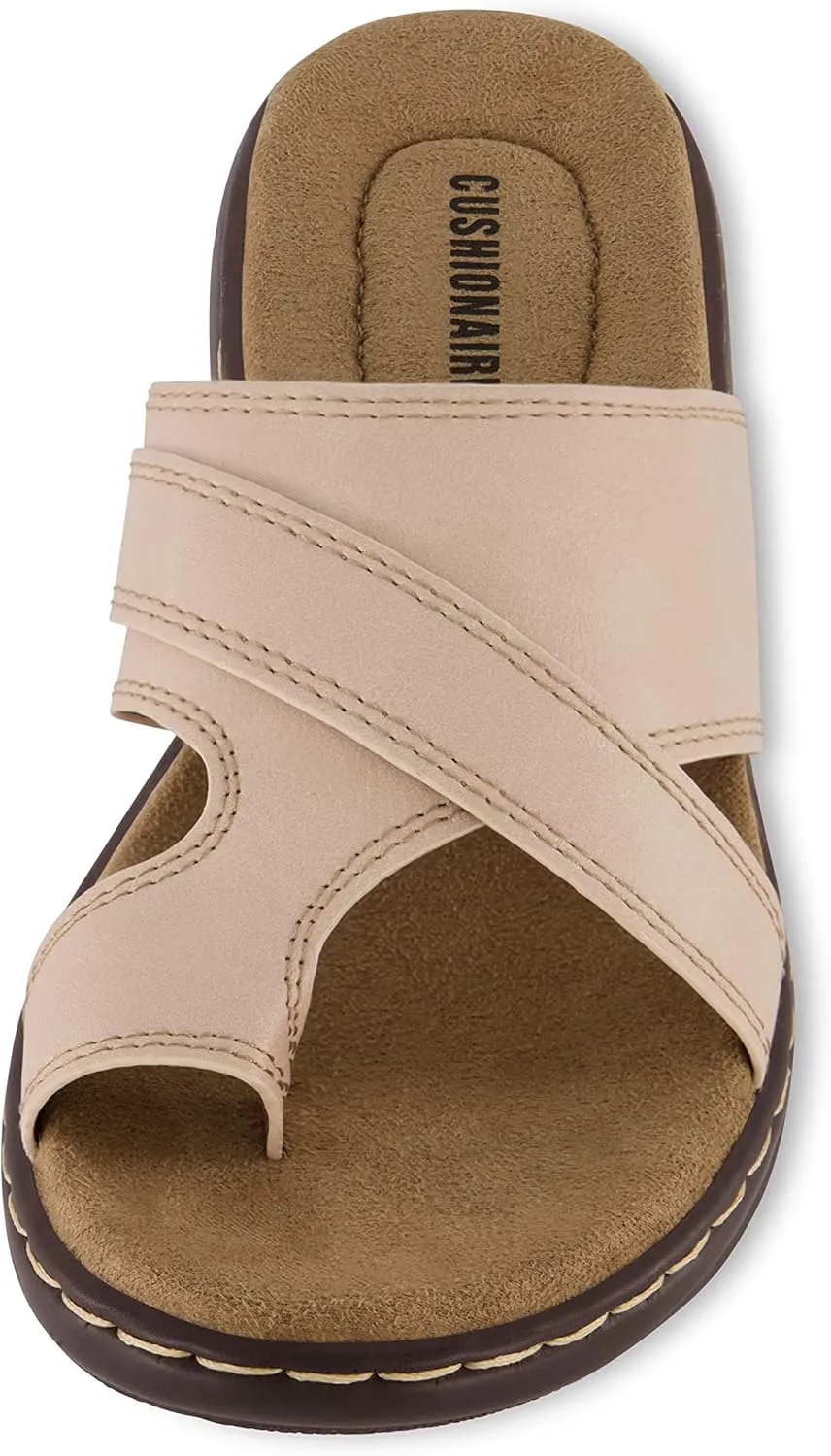 CUSHIONAIRE Women's Blare comfort sandal  Comfort Foam