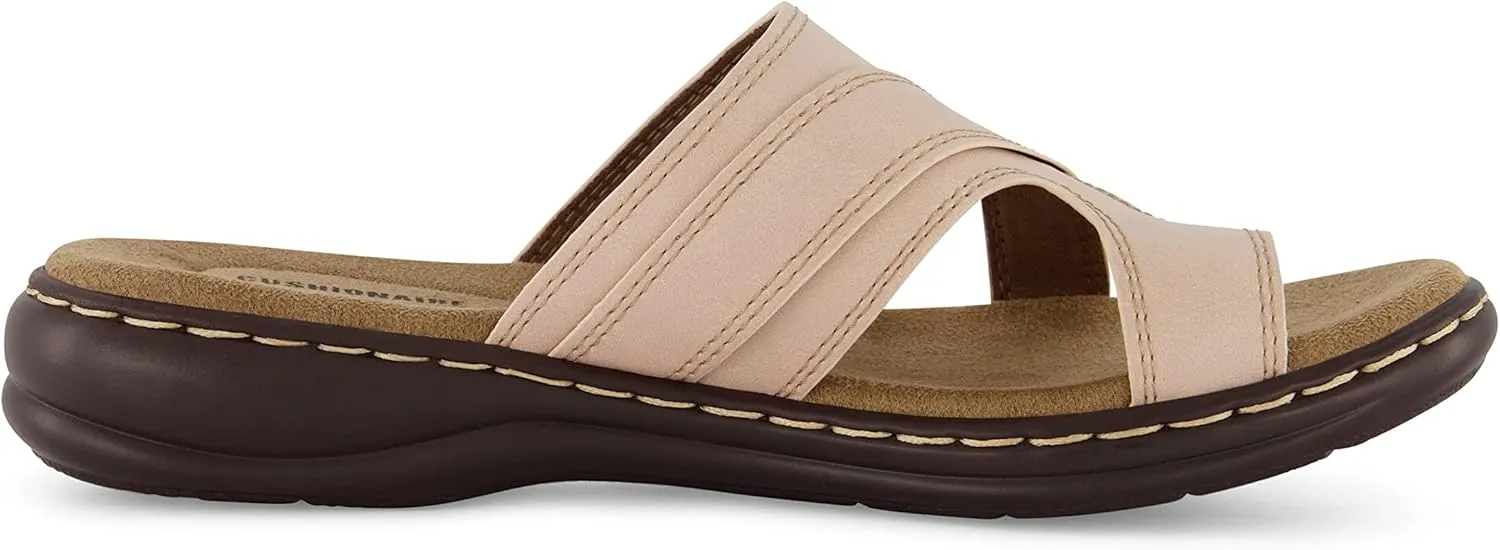 CUSHIONAIRE Women's Blare comfort sandal  Comfort Foam