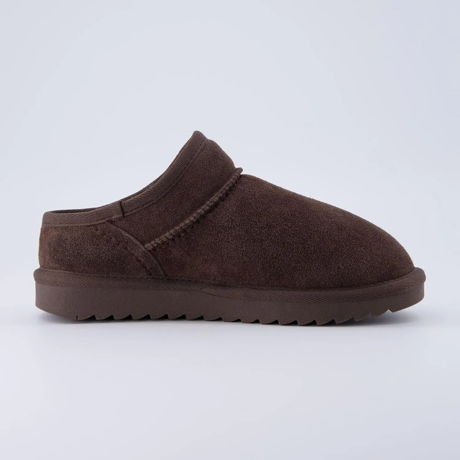 CUSHIONAIRE Women's Hilo Genuine Suede cozy mule  Memory Foam