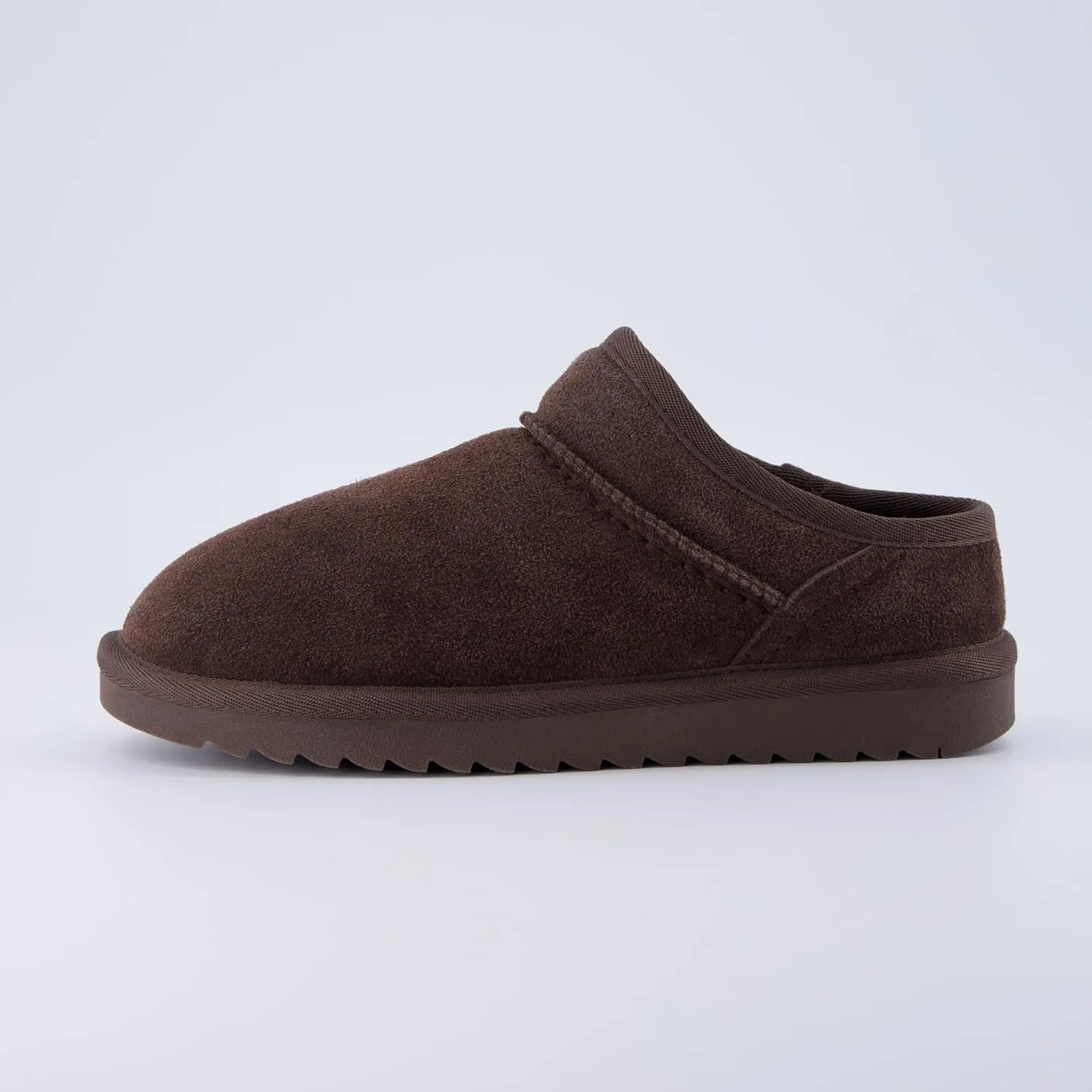 CUSHIONAIRE Women's Hilo Genuine Suede cozy mule  Memory Foam