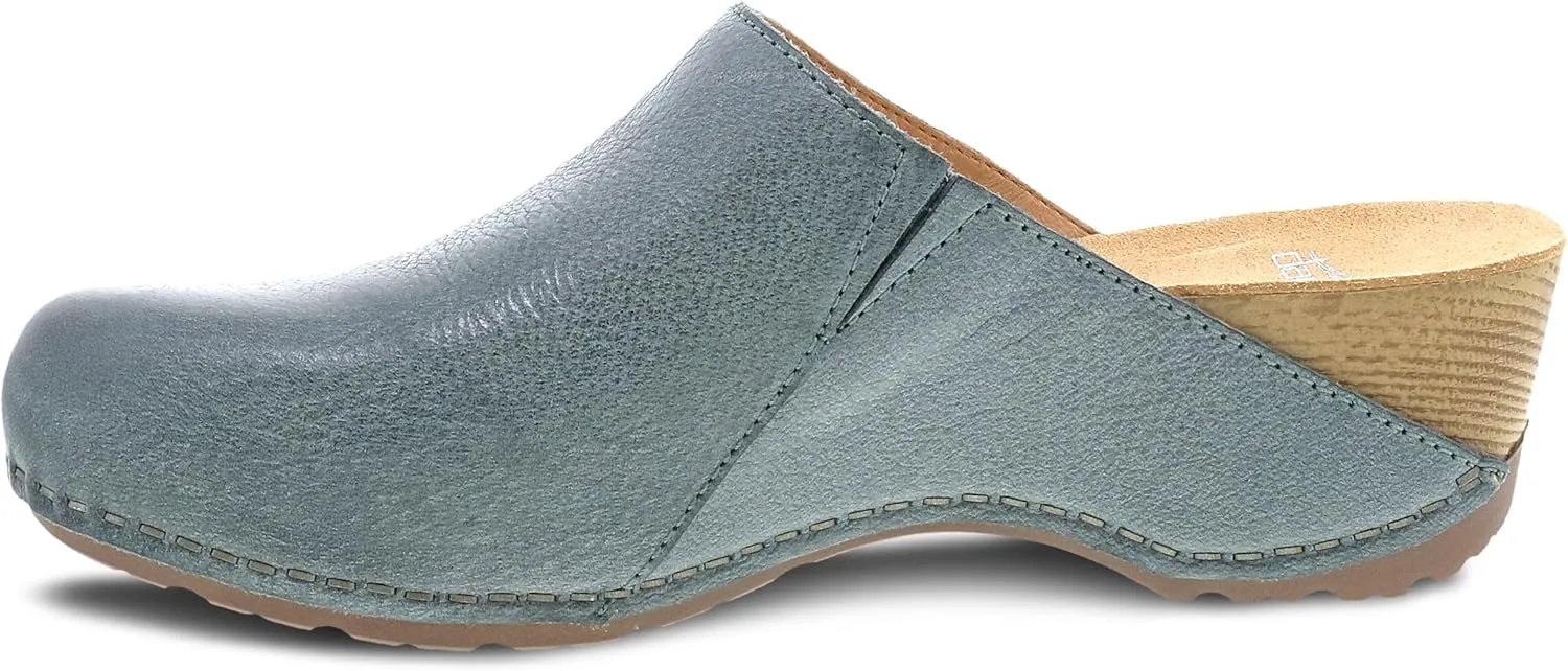Dansko Talulah Stylish Mule Clog for Women - Cushioned PU Footbed and Arch Support for All-Day Comfort - Leather Uppers for Long-Lasting Wear