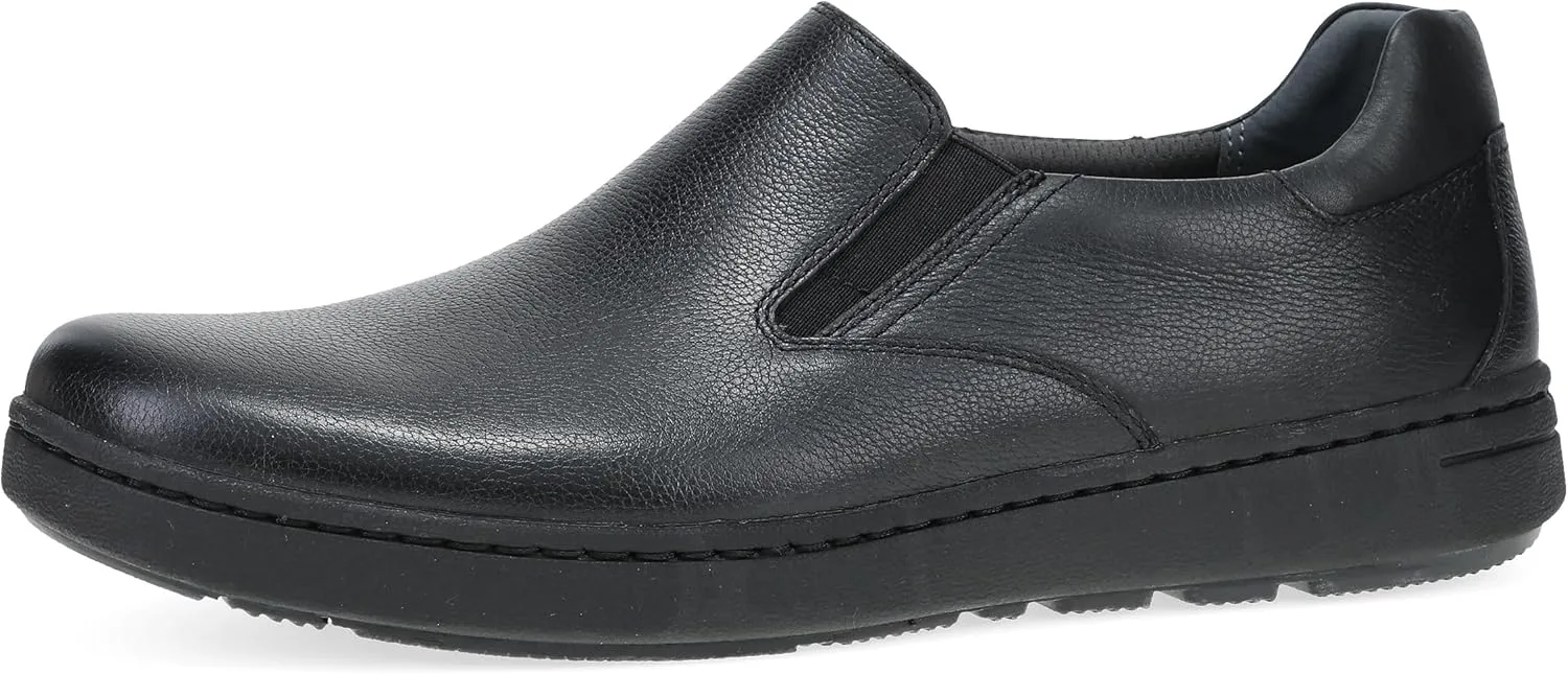 Dansko Thomas Stylish Slip-On Sneaker for Men - Supportive and Stable Footbed for All-Day Comfort - Wipe-Clean Leathers and Slip-Resistant Rubber Outsoles
