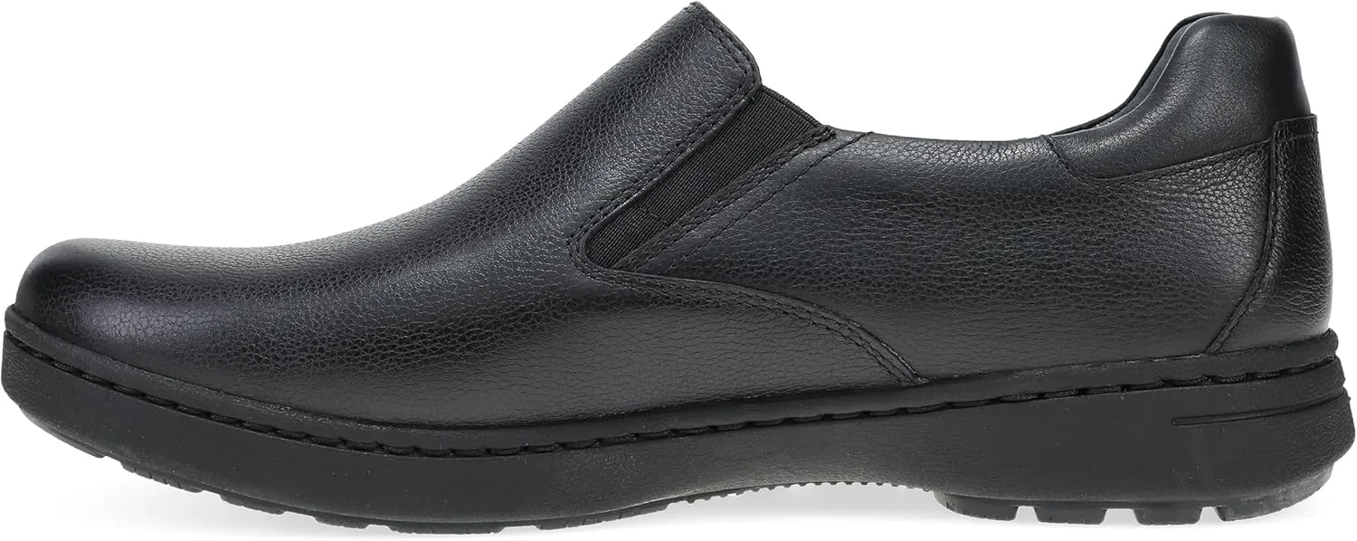 Dansko Thomas Stylish Slip-On Sneaker for Men - Supportive and Stable Footbed for All-Day Comfort - Wipe-Clean Leathers and Slip-Resistant Rubber Outsoles