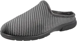 DB Shoes Men's 2V Fit Slip-On Stylish Mule in Grey/Black, Sizes 6 to 12