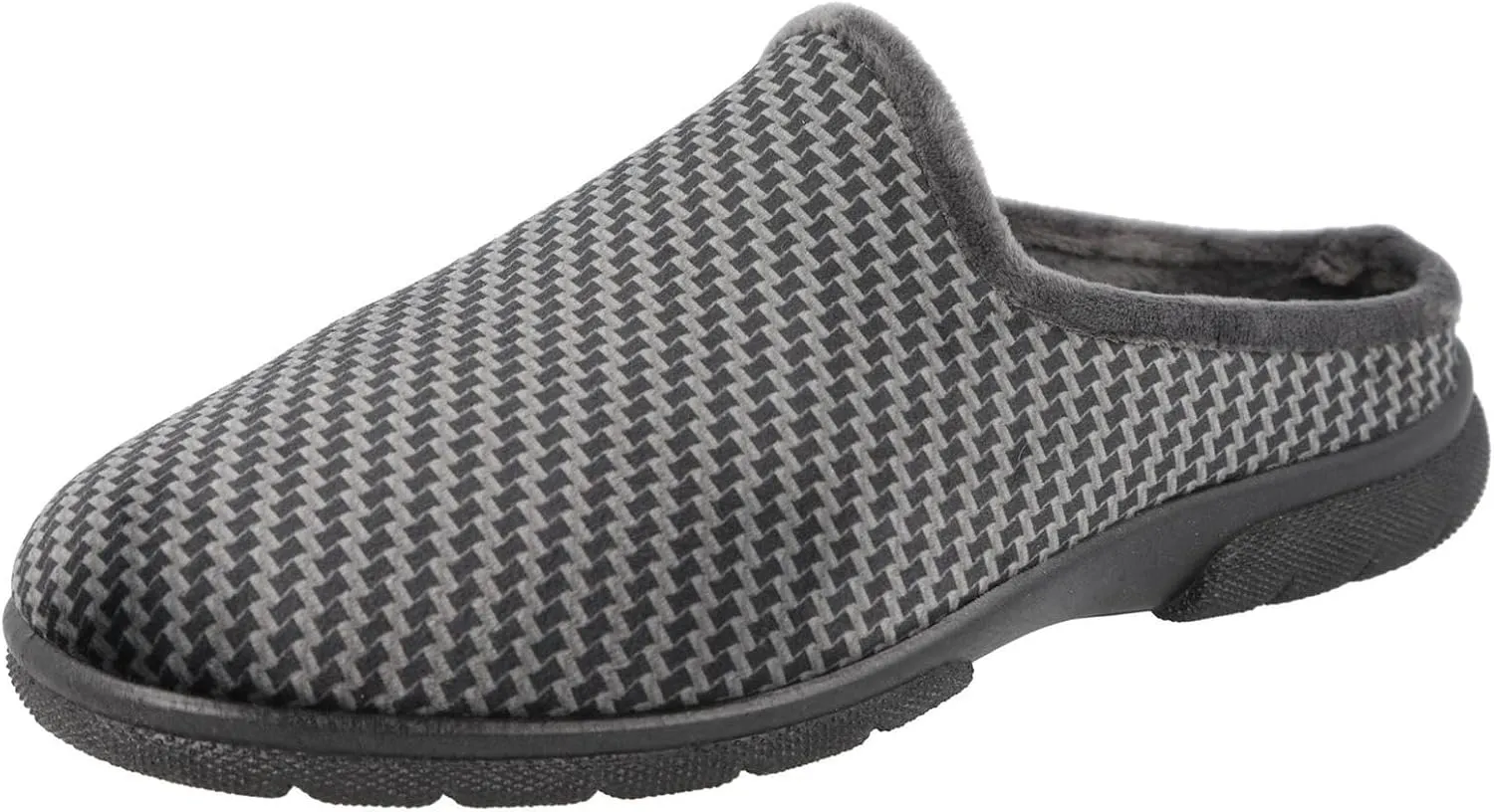 DB Shoes Men's 2V Fit Slip-On Stylish Mule in Grey/Black, Sizes 6 to 12