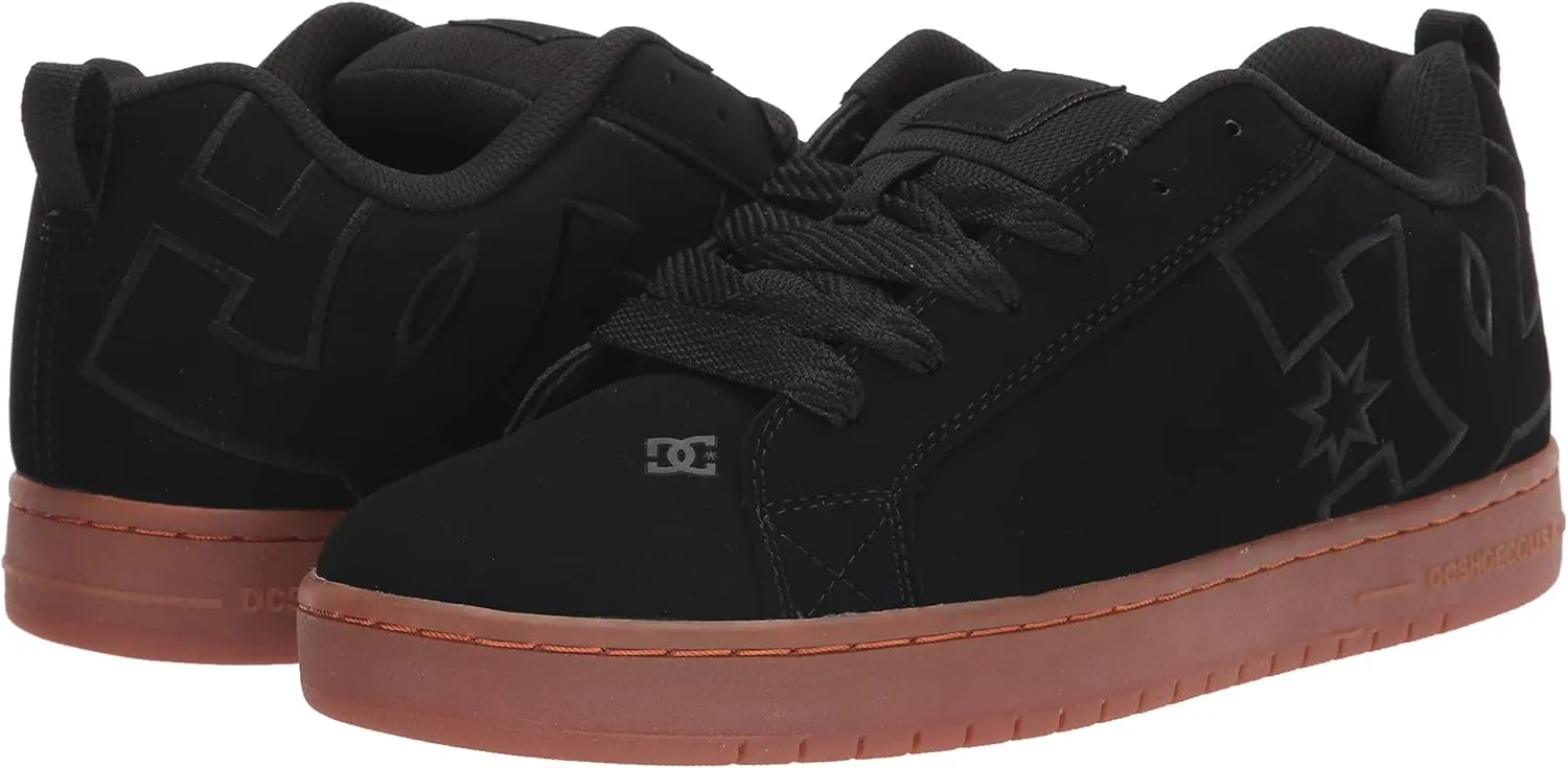 DC Men's Court Graffik Casual Low Top Skate Shoe Sneaker
