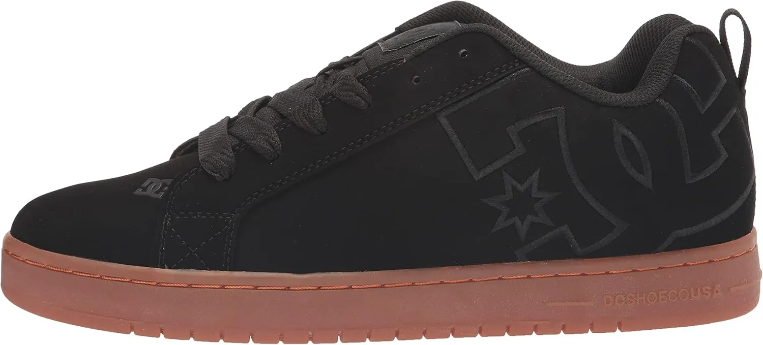 DC Men's Court Graffik Casual Low Top Skate Shoe Sneaker
