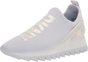 DKNY women's Rubber Sole Knit Low-top Sneaker