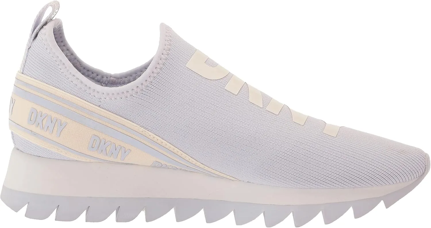 DKNY women's Rubber Sole Knit Low-top Sneaker
