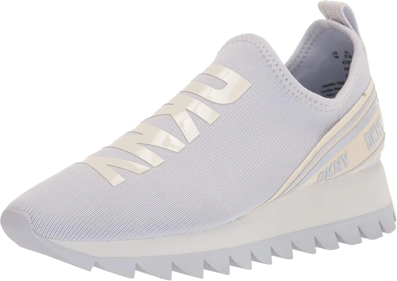 DKNY women's Rubber Sole Knit Low-top Sneaker