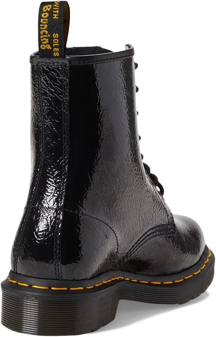 Dr. Martens Women's 1460 Distressed Patent Boot Amphibians