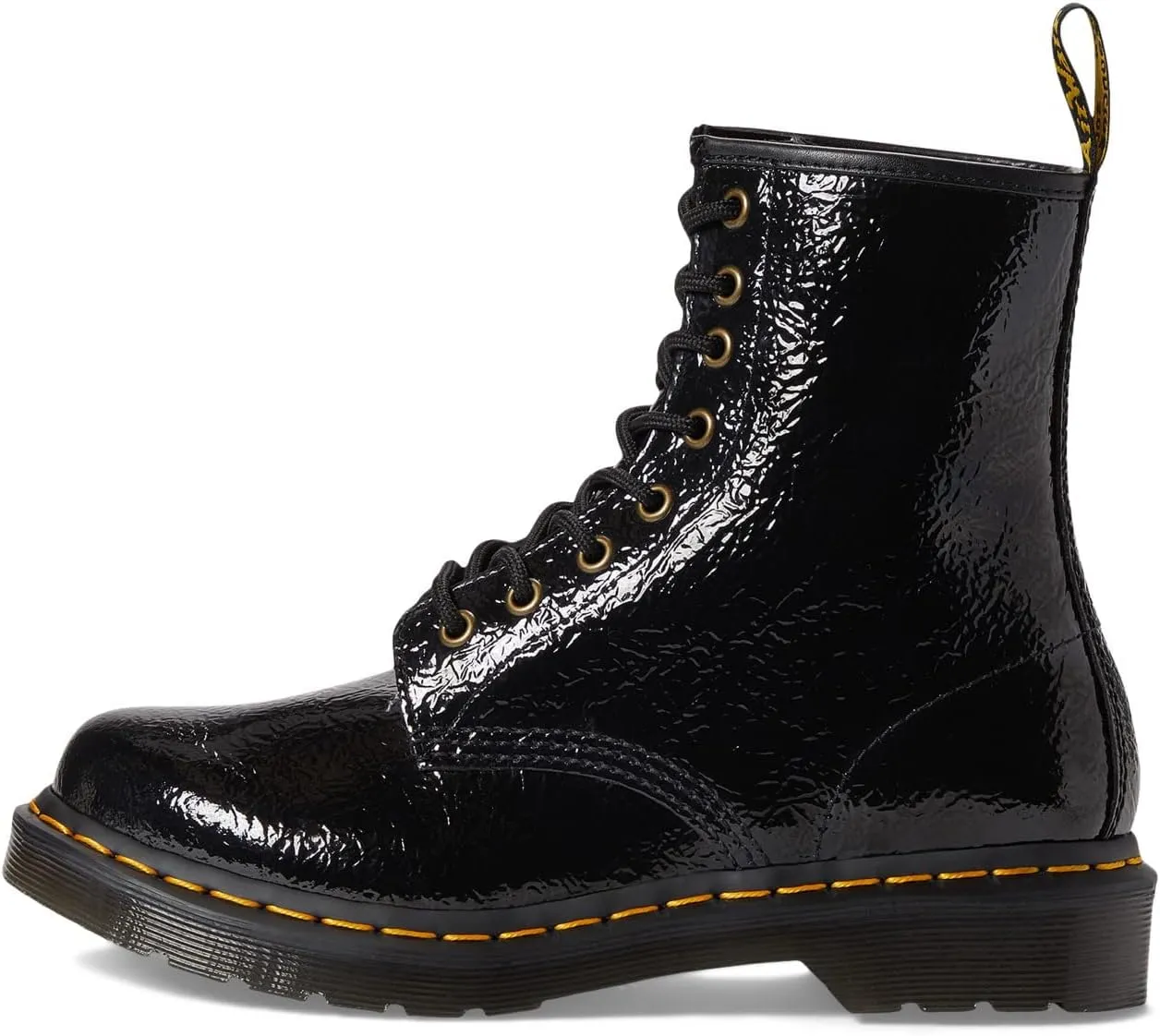 Dr. Martens Women's 1460 Distressed Patent Boot Amphibians
