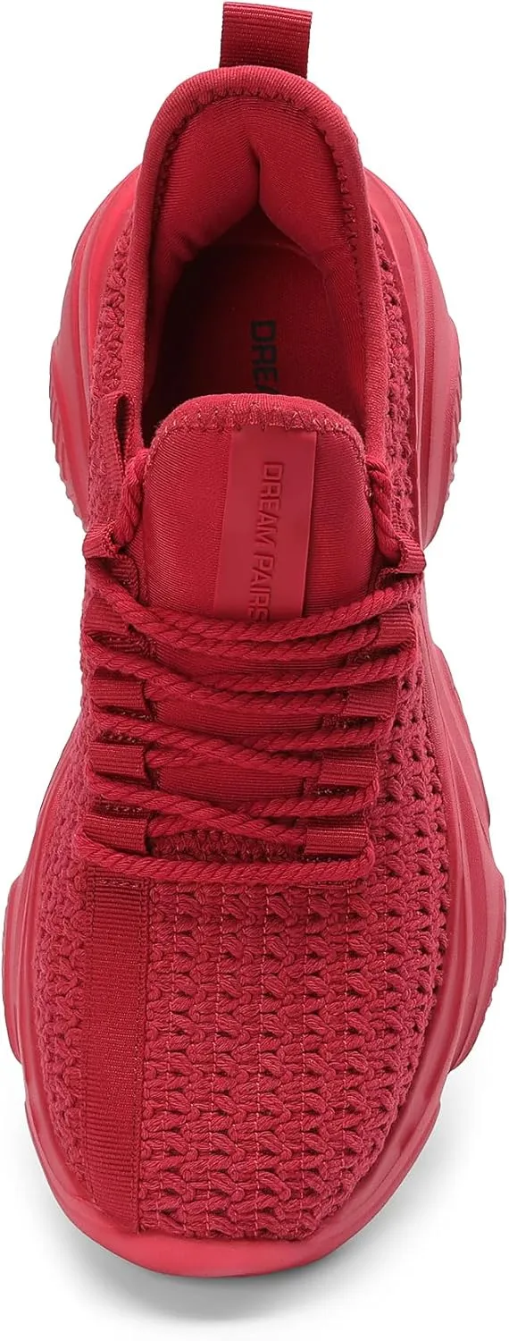 DREAM PAIRS Women's Platform Chunky Fashion Sneakers Slip on Walking Stylish Lightweight Classic Casual Sneaker