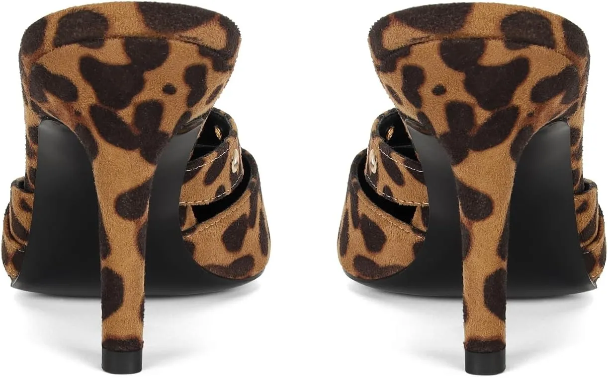 Dsevht Black Kitten Heels for Women Pointed Closed Toe Dressy Bow Heel Vintage Heeled Mules Sexy Pointy Studded Slip on Stiletto Pump Shoes