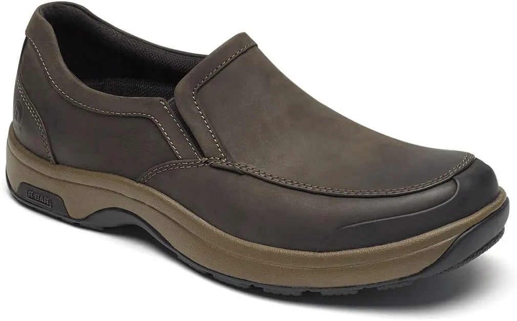 Dunham Battery Park Slip-On Brown Nubuck 8 6E