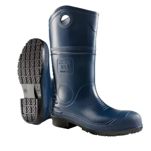 DUNLOP Protective Footwear, DuraPro Steel Toe, 100% Waterproof Polyblend PVC Material, Comfortable DURAPRO Energizing Insoles, Lightweight and Durable, 8908600.09, Size 9 US, Black