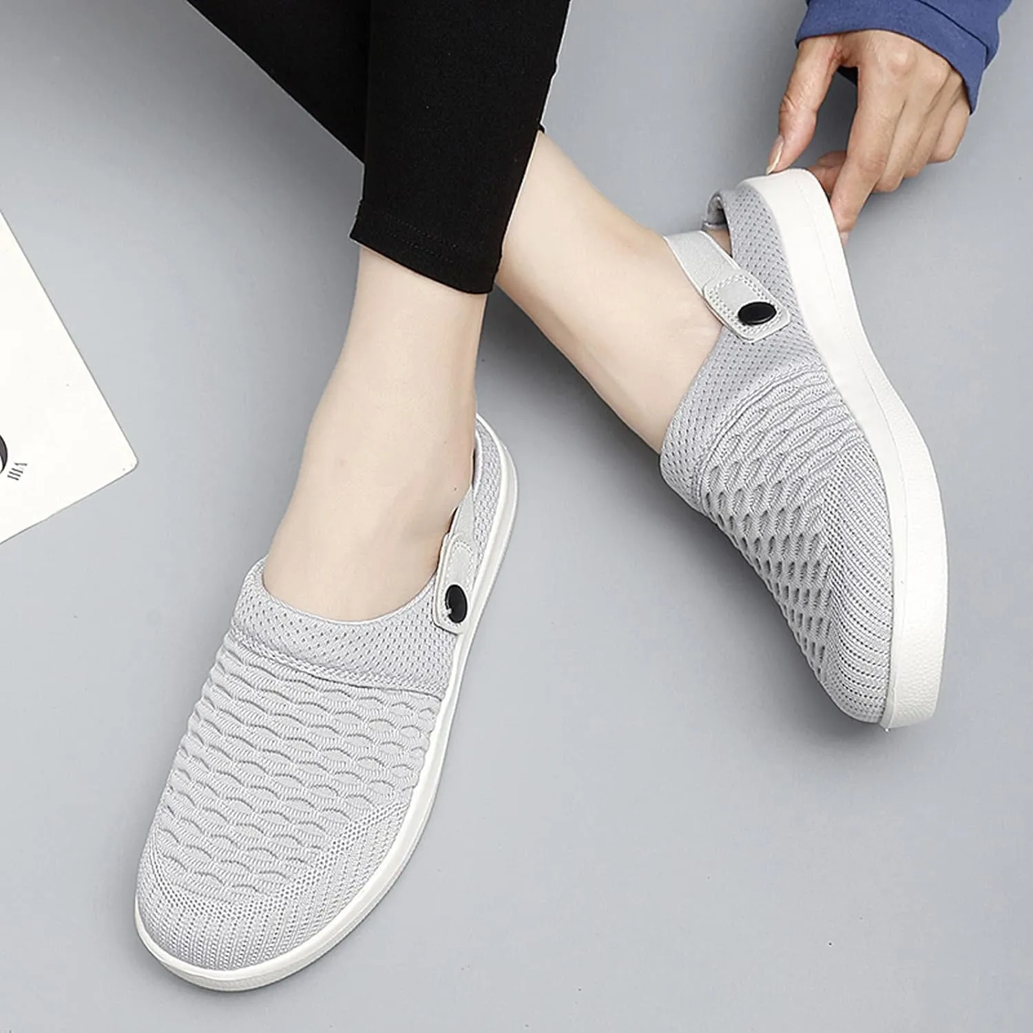 Eliogn Platform Clogs Slip On Slides Shoes Beach Sandals Gardener Clog Hight Heels Mule Slippers Garden Shoes Outdoor Sports Sandals
