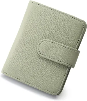 FALAN MULE Wallet Women RFID Blocking Slim Genuine Leather Small Womens Wallet with Zipper Coin Pocket