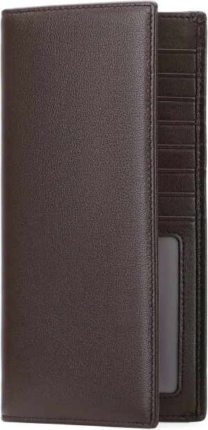 FALAN MULE Wallets for Men Genuine Leather RFID Blocking Slim Mens Wallet Bifold Credit Card Holder for Men
