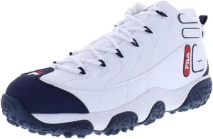 Fila Mens Snake Dancer, Color: Wht/Fnvy/Fred, Size: 8 (1BM00854-125-8)