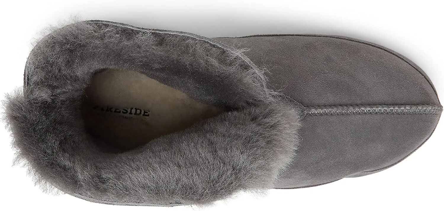 FIRESIDE by Dearfoams Men's Byron Bay Shearling Warm-up Boot