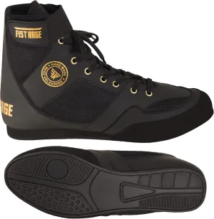 FISTRAGE Boxing Shoes Leather Kick Fighting Training Mesh Unisex Pro Men's and Youth Genuine Light Weight Boot | Shoe for Adults