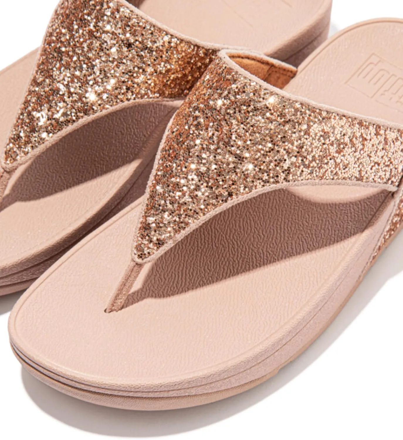 FitFlop Women's, Lulu Glitter Thong Sandal