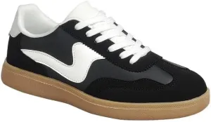 Forever Link Modern-12 Women's Low Top Lady Sneakers Lace-up Fashion Shoes
