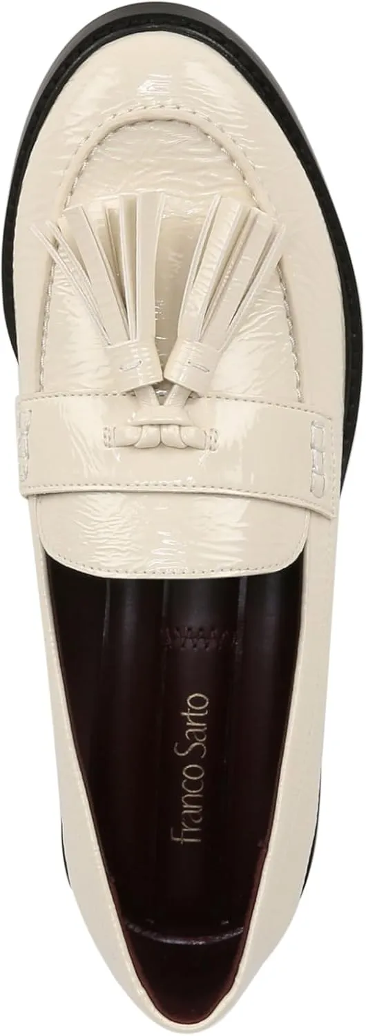 Franco Sarto womens Carolynn Low Slip on Tassel Loafers