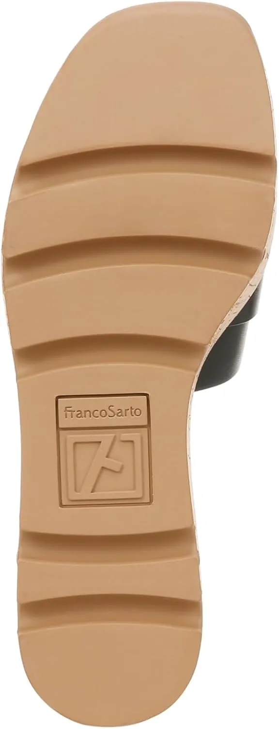 Franco Sarto Women's Hoda Cork Platform Slide Sandals