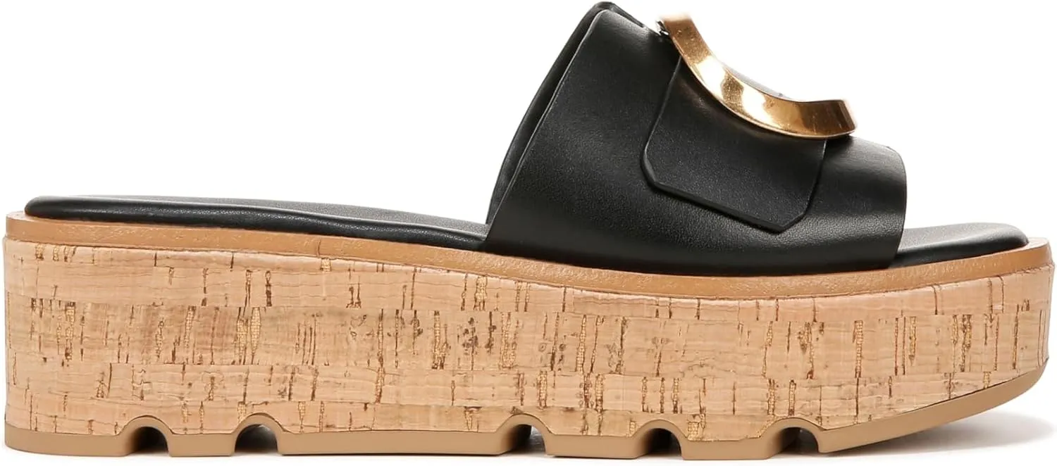 Franco Sarto Women's Hoda Cork Platform Slide Sandals