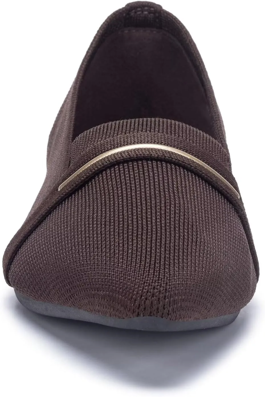 Frank Mully Women's Casual Loafer Flats Slip On Loafer Shoes Comfortable Knit Flat Shoes Classics Pointy Toe Loafer Flats,for Work,Travel