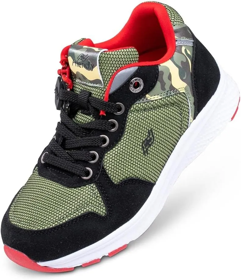 Friendly Shoes Excursion Kid's Shoe - Best AFO/SMO Compatible Orthotics Footwear - Stylish Comfort and Support