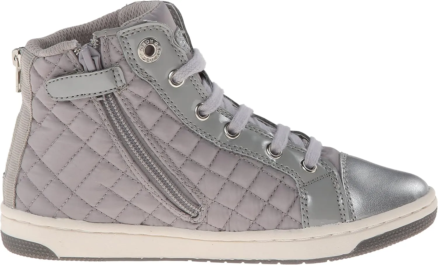 Geox Girl Jr Creamy 14 High Top Qui Sneaker