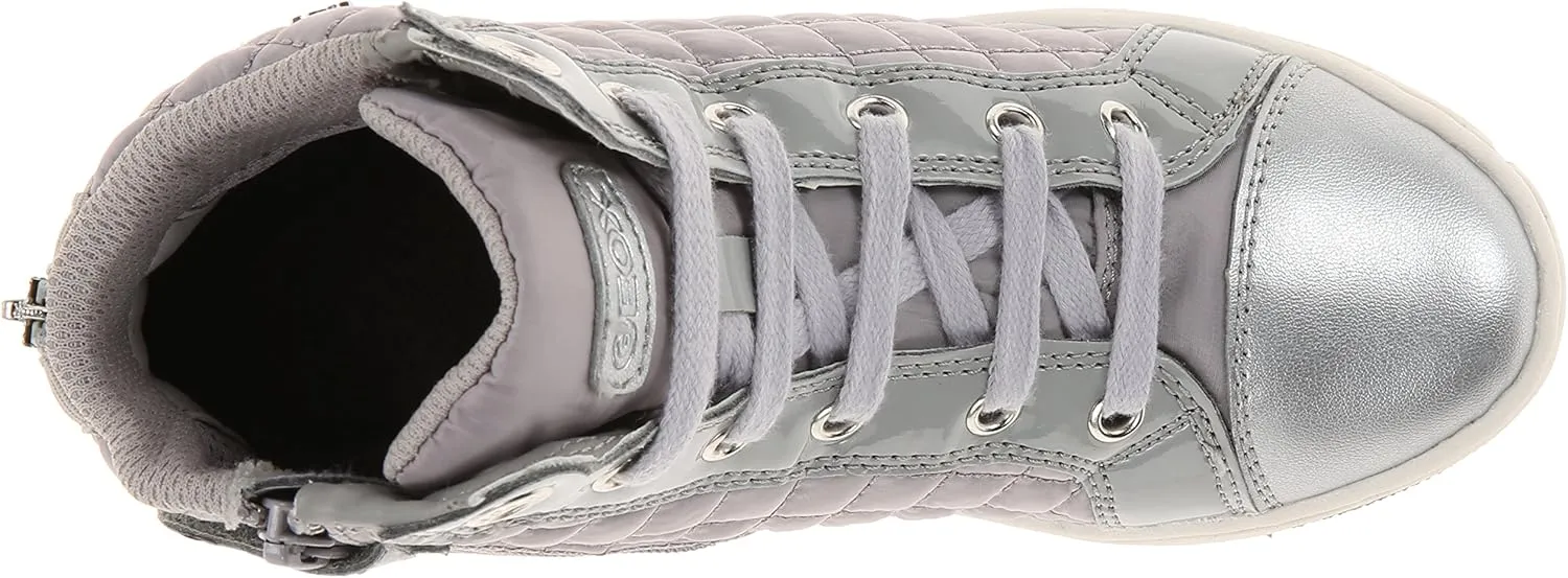 Geox Girl Jr Creamy 14 High Top Qui Sneaker