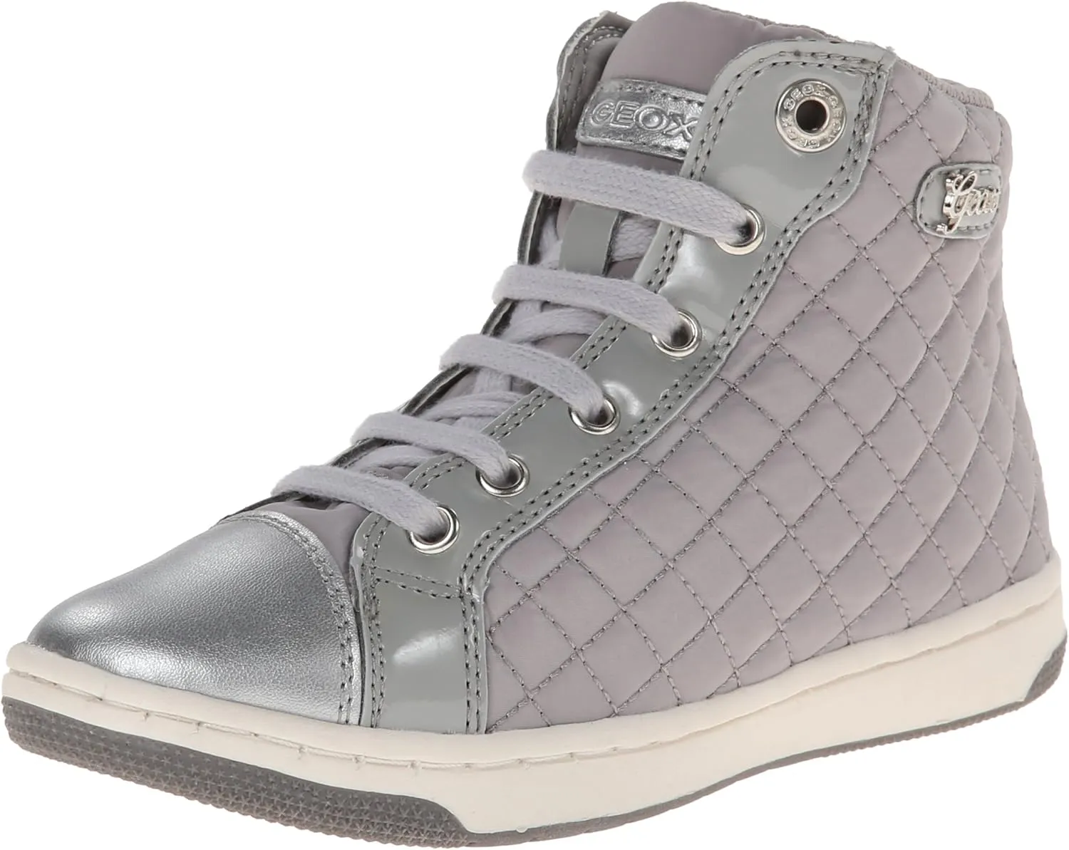 Geox Girl Jr Creamy 14 High Top Qui Sneaker