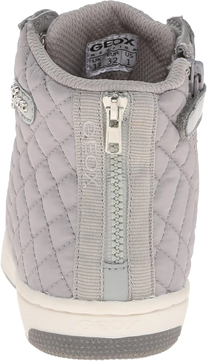 Geox Girl Jr Creamy 14 High Top Qui Sneaker