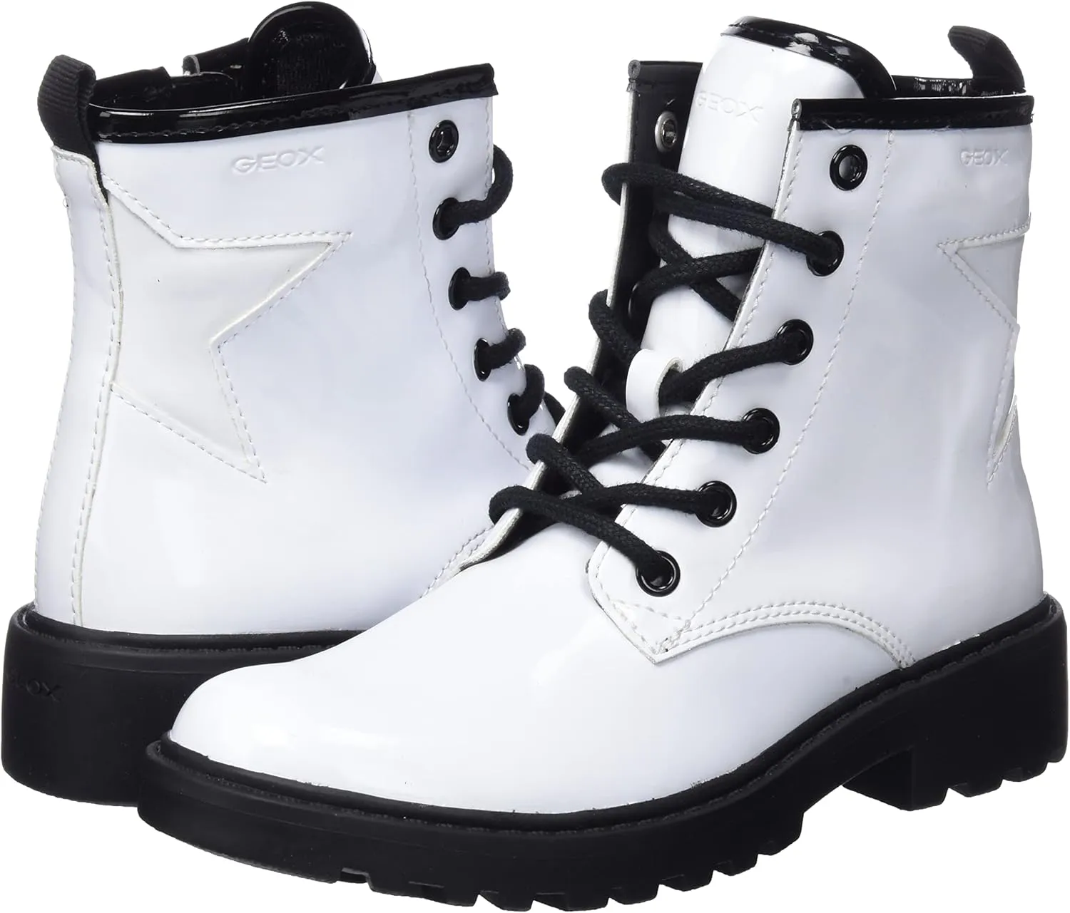 Geox Girl's Combat Ankle Boot