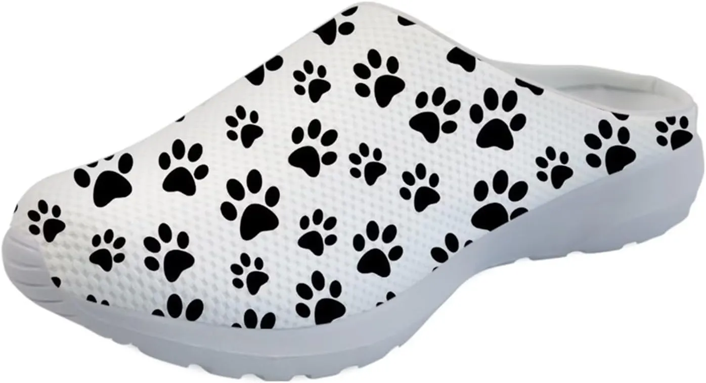 GLENLCWE Mens Sandals Womens Walking Mules Sneakers Mesh Soft Garden Clogs Lightweight Shower Water Shoes with Arch Support