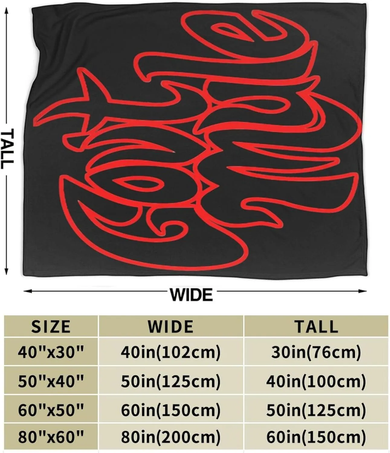 Gov't Rock Mule Band Blanket Throw Air Conditioning Blankets Lightweight Soft for Couch Bed 40"x30"
