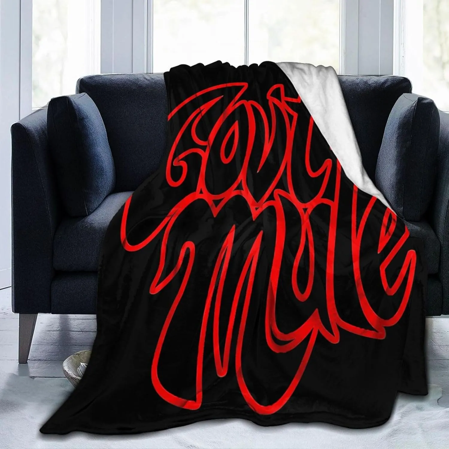 Gov't Rock Mule Band Blanket Throw Air Conditioning Blankets Lightweight Soft for Couch Bed 40"x30"