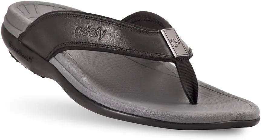 Gravity Defyer Ron Men's Sandals with Arch Support Great for Plantar Fasciitis, Heel Pain, Knee Pain, Back Pain