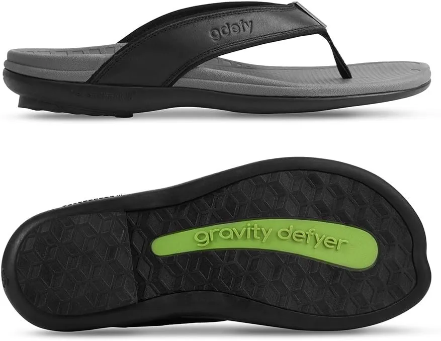 Gravity Defyer Ron Men's Sandals with Arch Support Great for Plantar Fasciitis, Heel Pain, Knee Pain, Back Pain