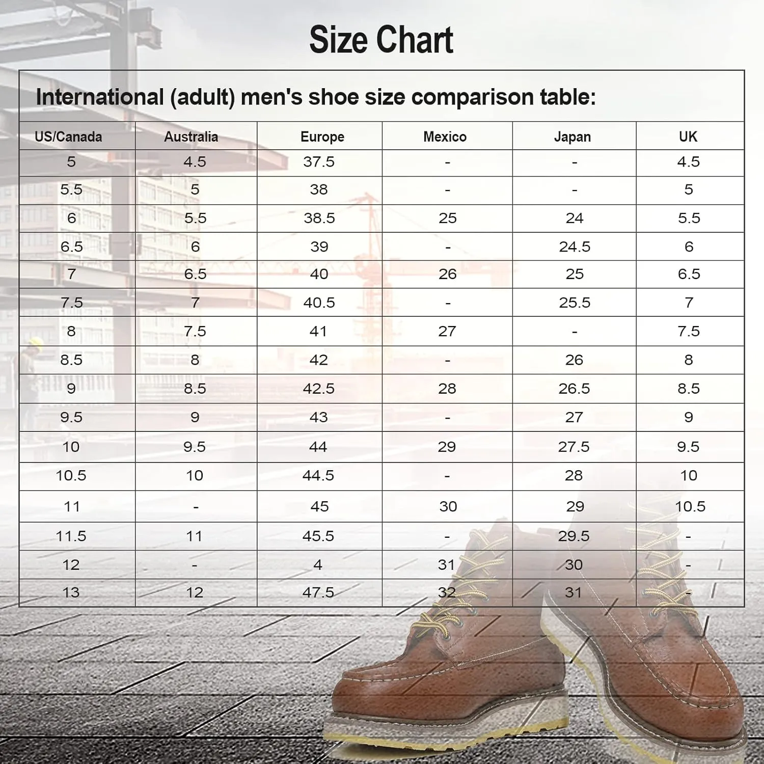 HANDPOINT Men's 6" Stylish Classic SureTrack Steel Toe Leather Slip Resistant Durable Breathable Work Boots H84992 H82994
