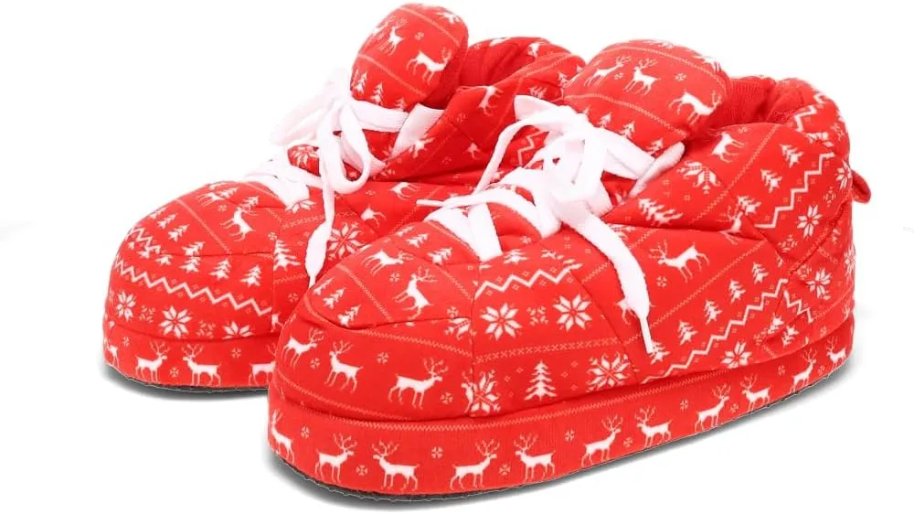 Happy Feet Slippers Standard Sneaker Slippers for Men, Women, and Kids - Women Shoes, Gifts for Women, As Seen on Shark Tank - Classy Oversized House Slippers for Women with Non-Slip Rubber Soles
